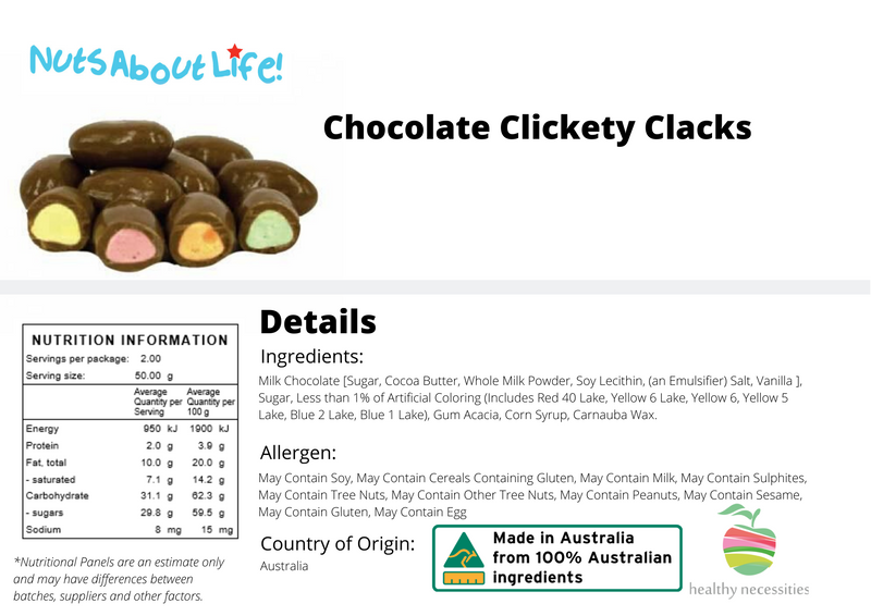 Chocolate Clickety Clacks