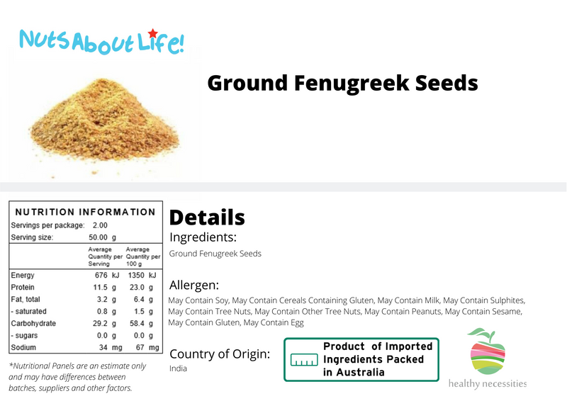 Ground Fenugreek Seeds