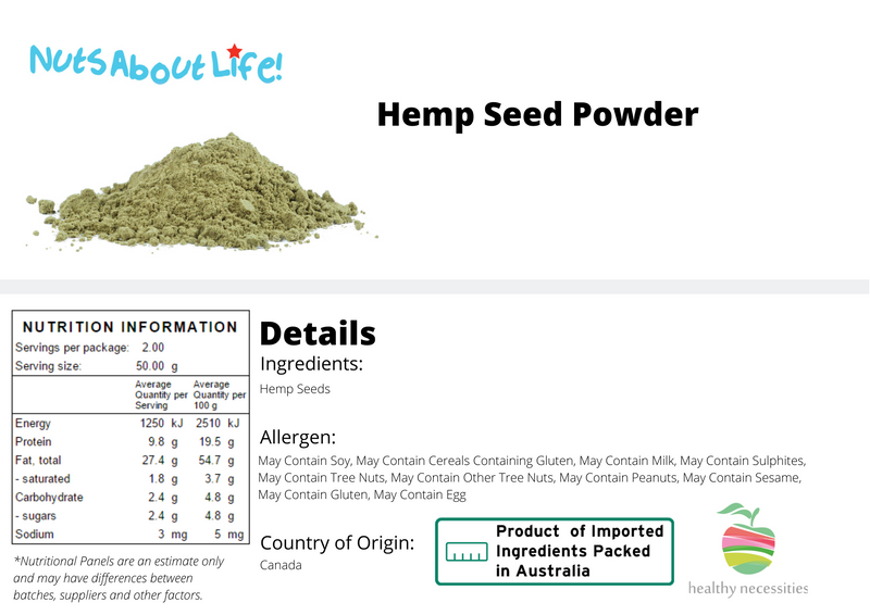 Hemp Seed Powder