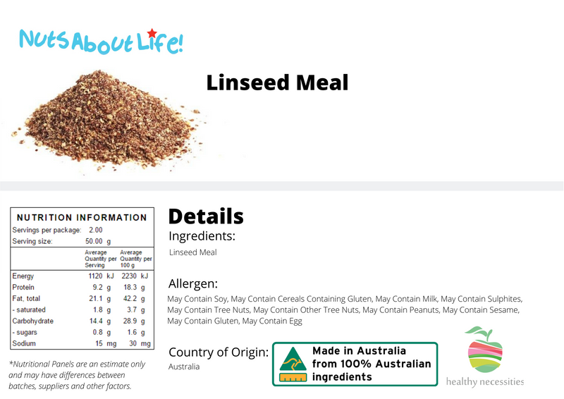 Linseed Meal (flax) - 100% Australian