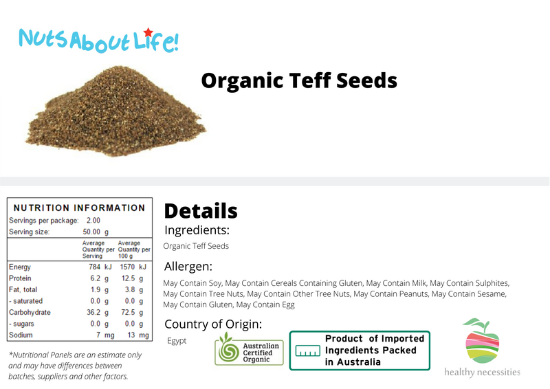 Organic Teff Seeds
