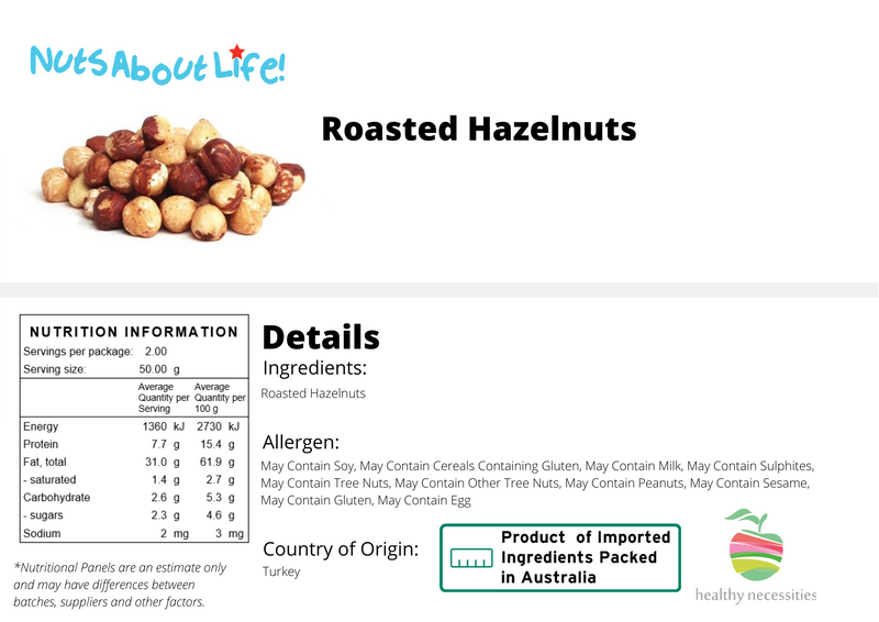 Roasted Hazelnuts