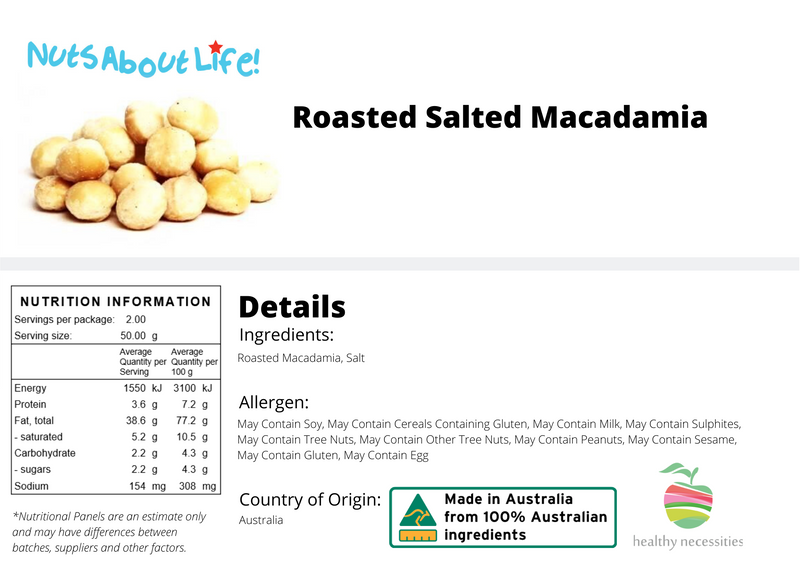 Roasted Salted Macadamia