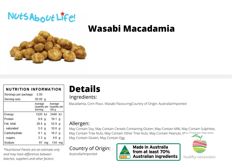 Wasabi Macadamia