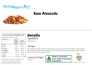 Almond Raw - Nuts About LifeAR3319Nuts About Life