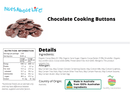 Chocolate Cooking Buttons - Nuts About LifeCCB1109Nuts About Life