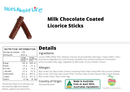 Fresh Chocolate Coated Licorice Sticks - Nuts About LifeCLS3531Nuts About Life