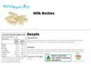 Milk Bottles - Nuts About LifeMILKB6838Nuts About Life
