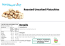 Roasted Pistachios (In Shell) - Nuts About LifePISR1338Nuts About Life